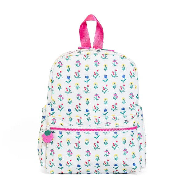 flower mini backpack Laney In true Loungefly style Flower Motif Crochet Mini Backpack