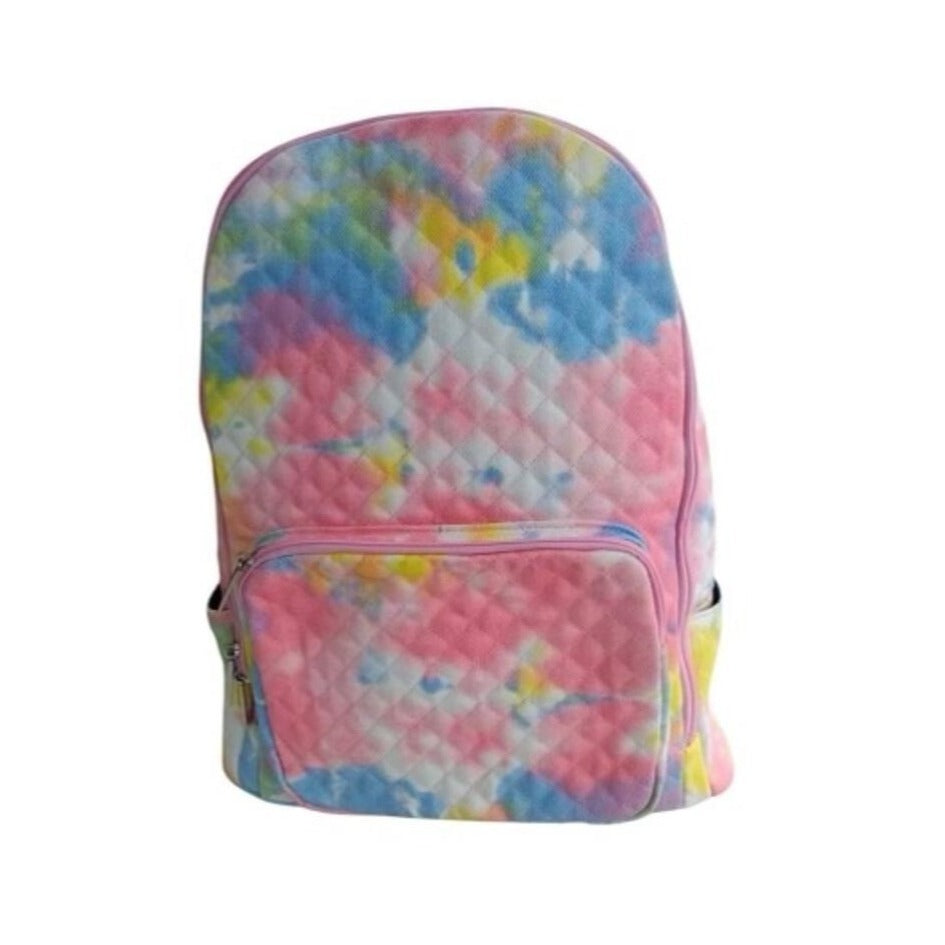 Tie Dye Quilted Backpack