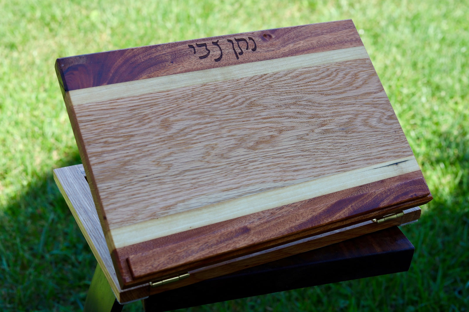 Custom Multi Wood Shtender