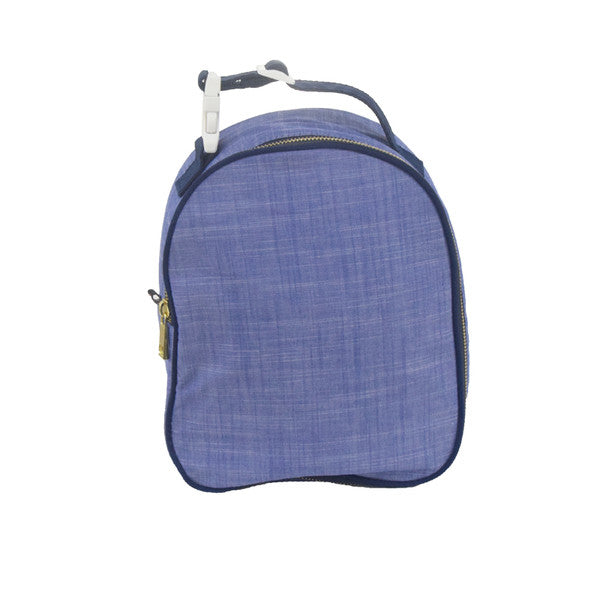 Blue Chambray Lunch Box