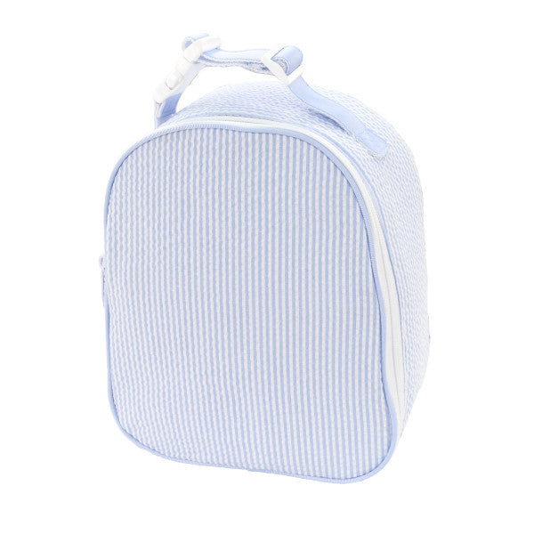 Light Blue Seersucker Lunchbox