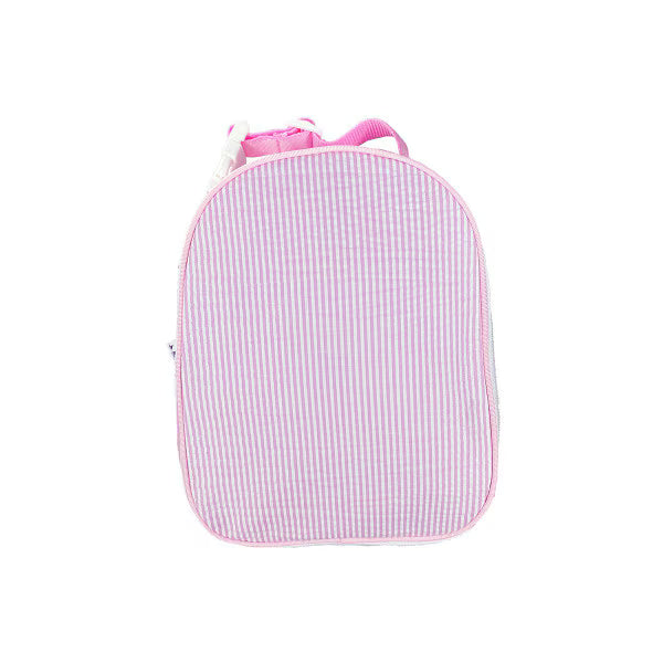 Pink Seersucker Lunchbox