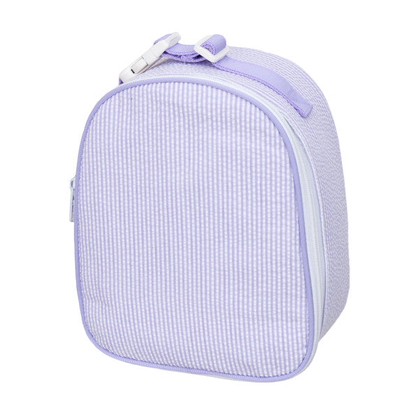 Purple Seersucker Lunchbox