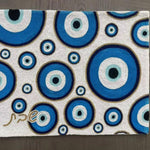 Blues Beaded Challah Cover