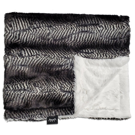 Elegance Black Minky Blanket