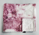 Sorbet Raspberry Minky Blanket