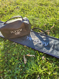 Embroidered Navy Esrog Bag