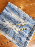 Navy Ombre Double Sides Minky Blanket