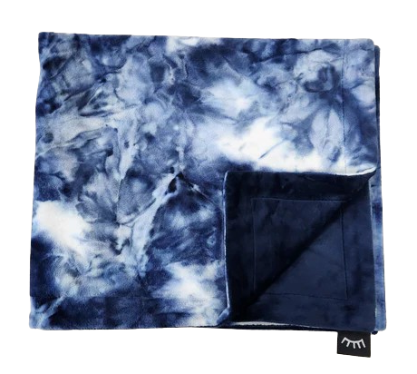Sorbet Cuddle Navy Tie Dye Boys Blanket
