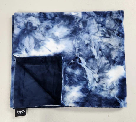 Sorbet Cuddle Navy Tie Dye Boys Blanket