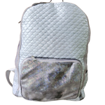 Silver Shiny Scales Backpack