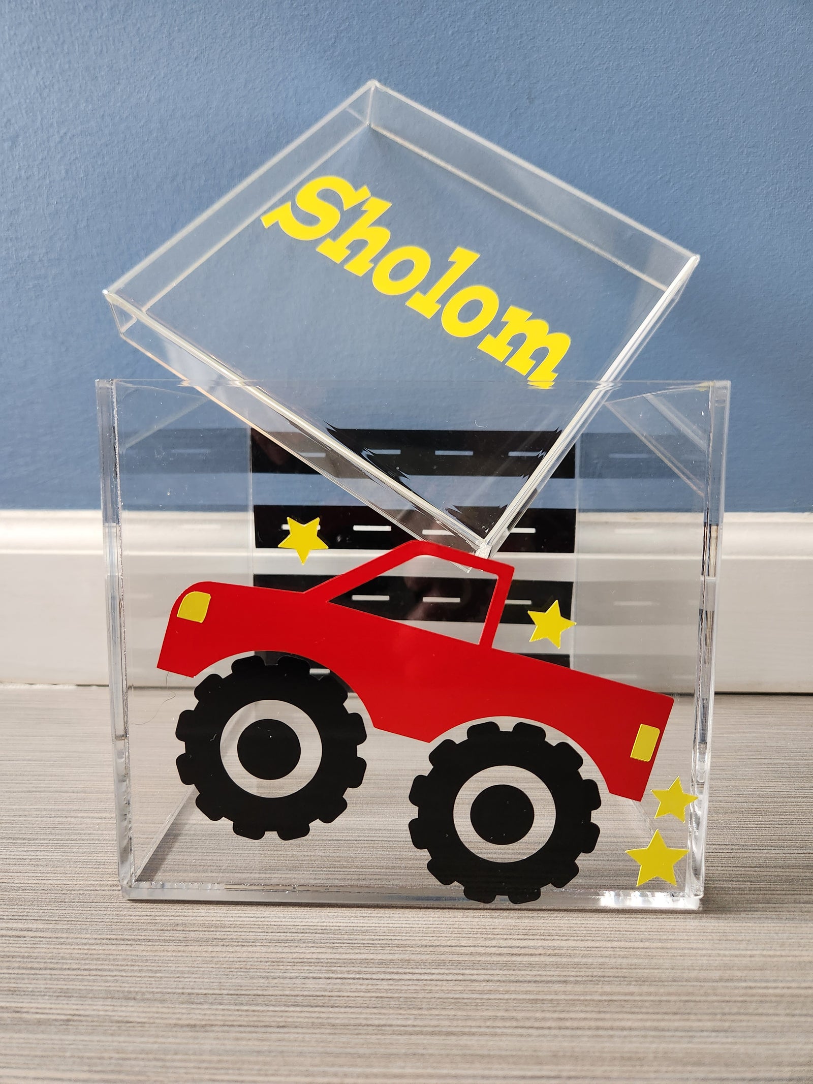 Monster Truck Lucite Box