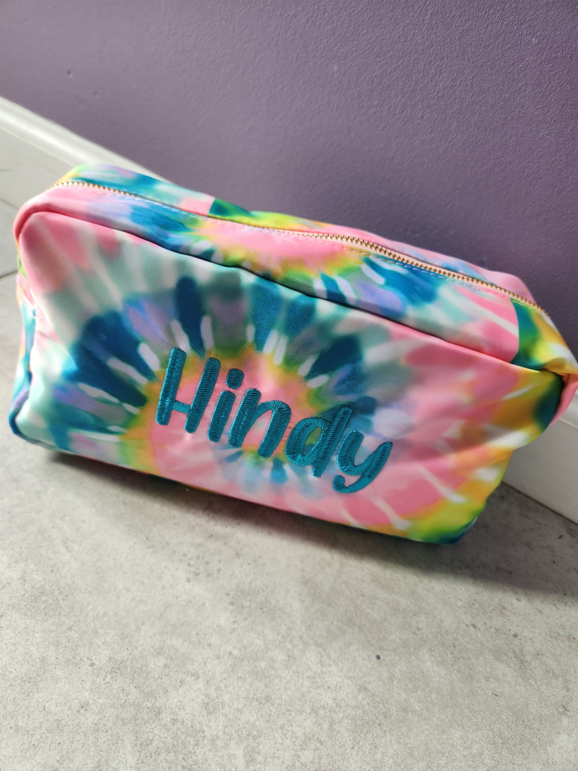 Pastel Tie Dye Toiletry Pouch