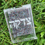 Rainbow Glitter Tzedakah Box