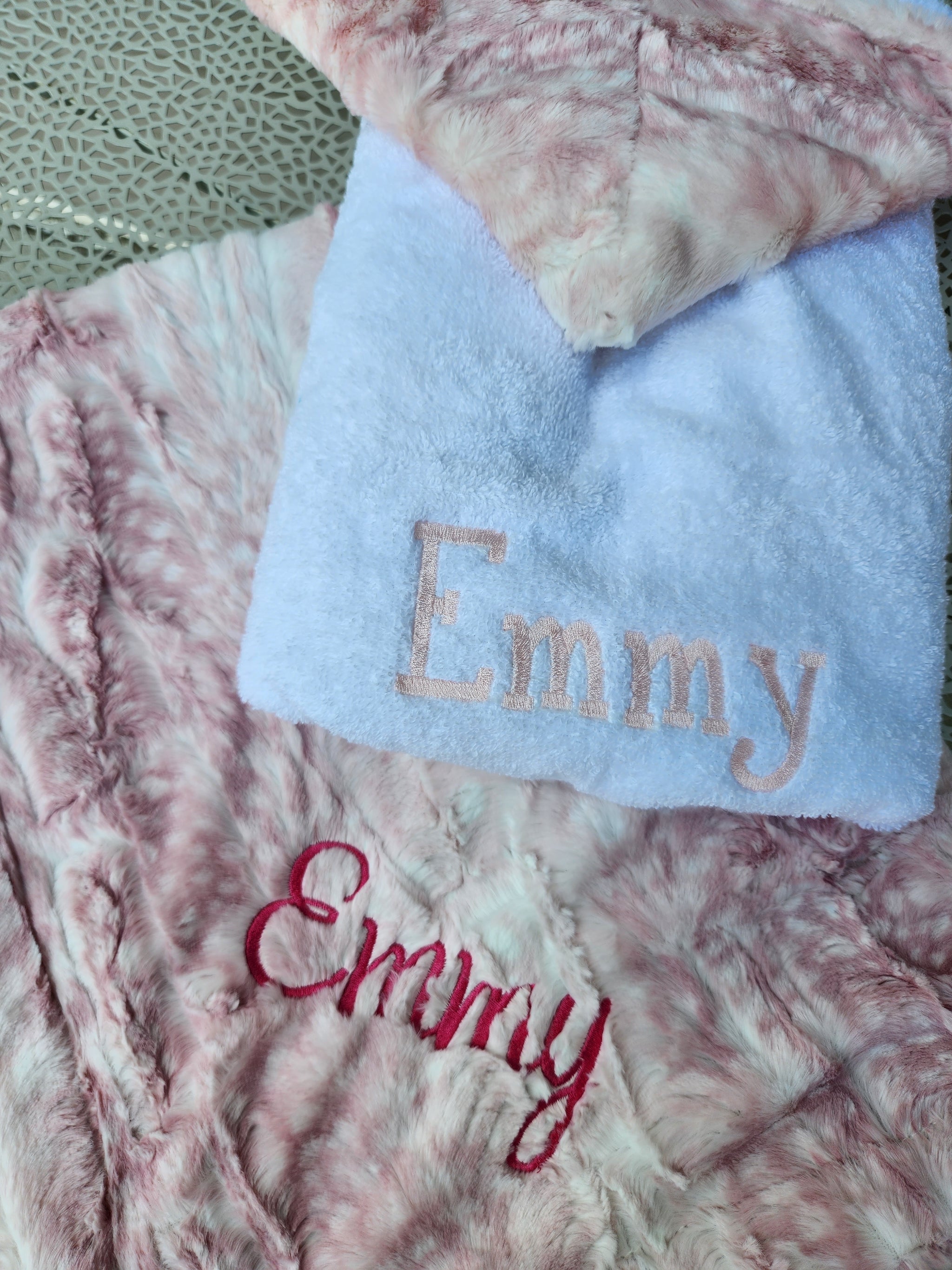 Cibirian Blush Pink Girls Hooded Towel