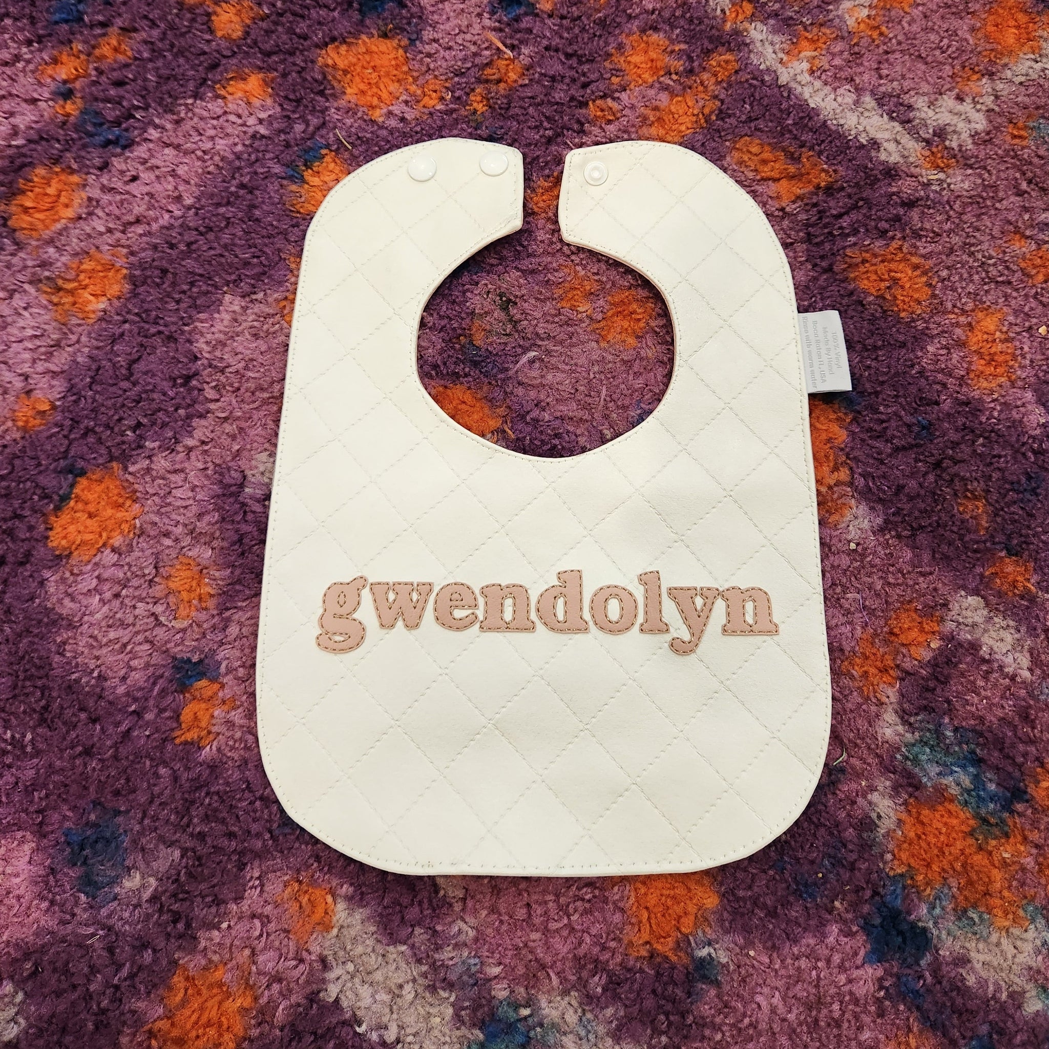 Double Sided Ribbon Vinyl Bib