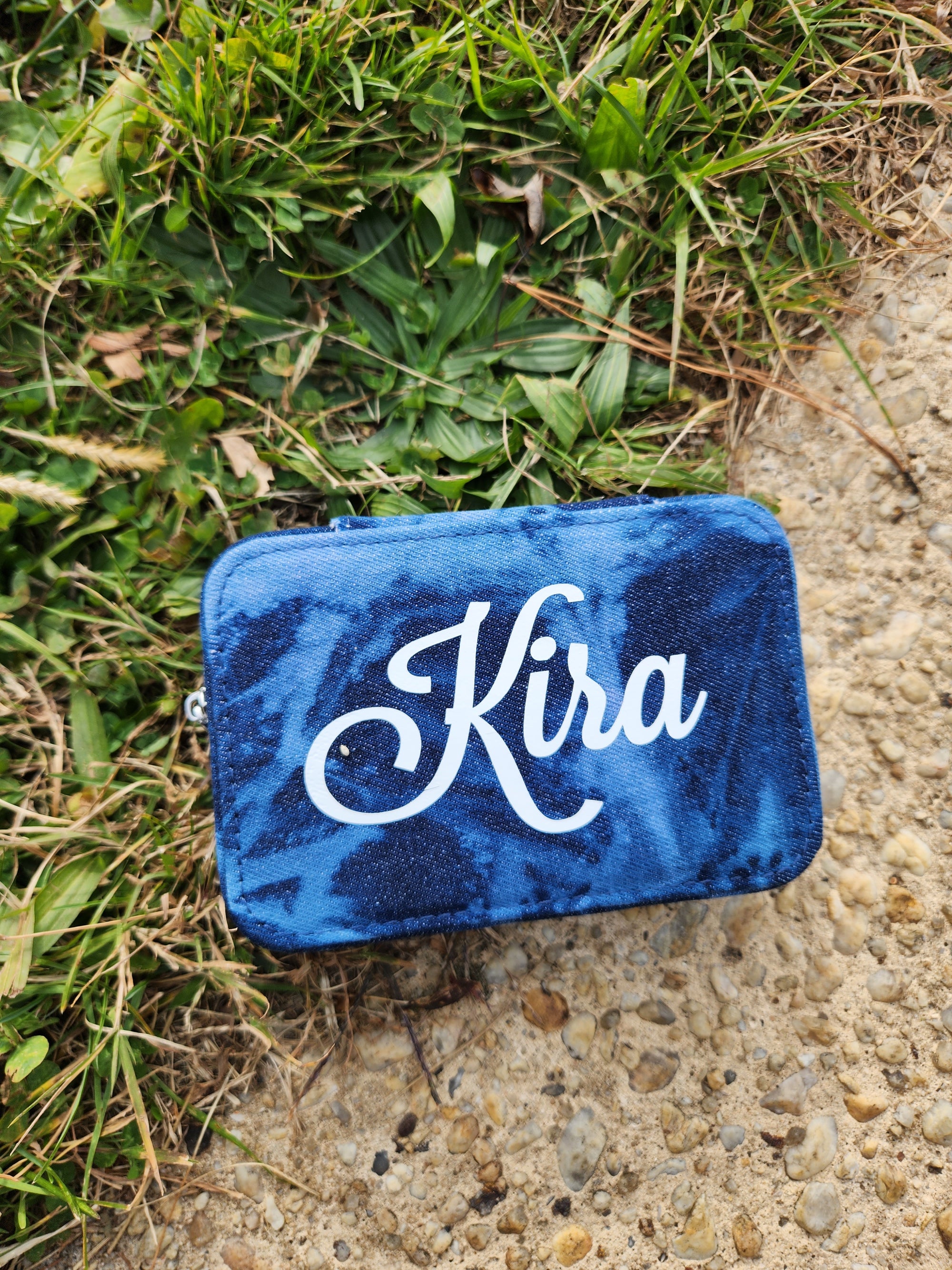 Mini Denim Jewelry Case