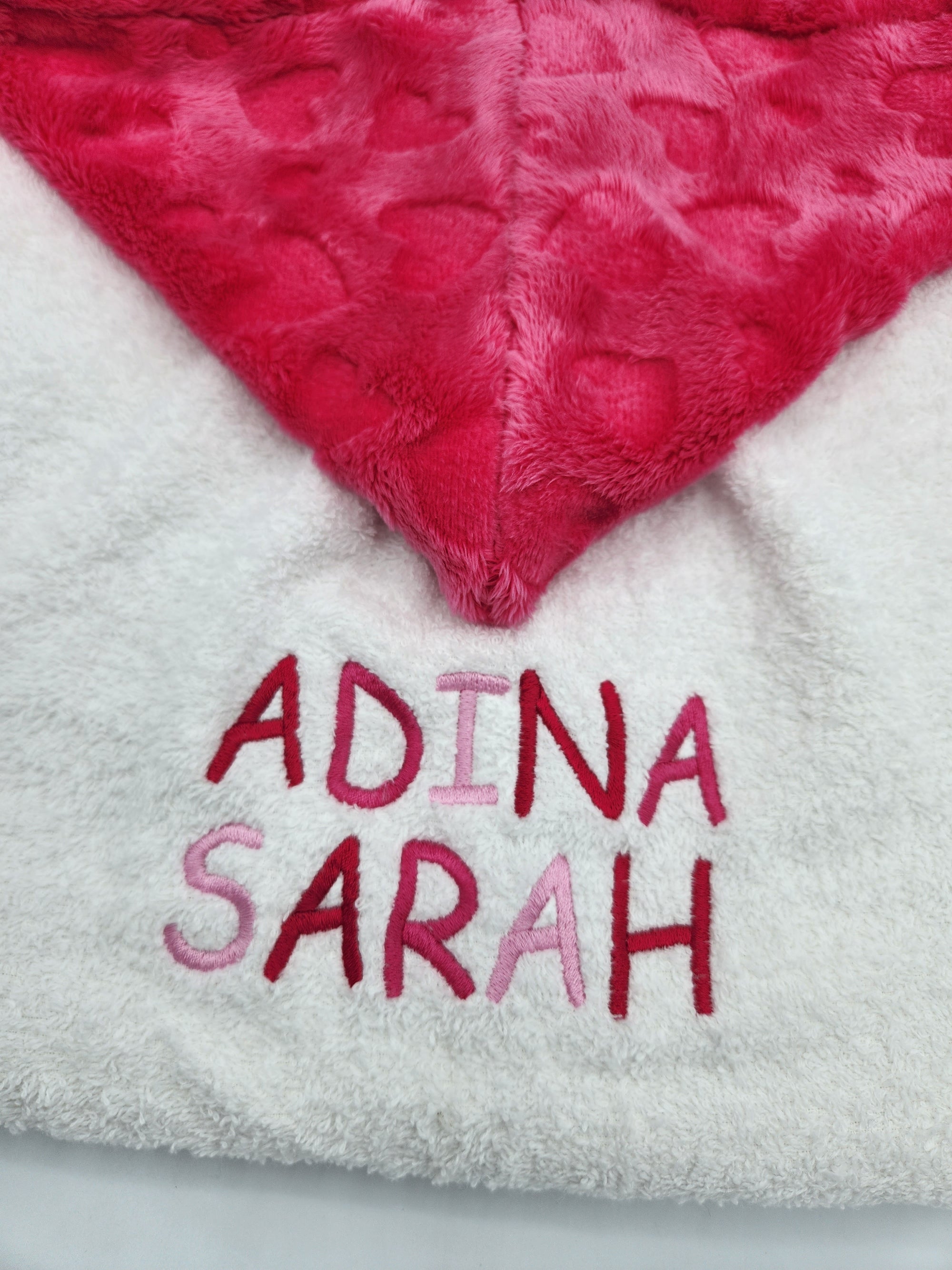 Hearty Fuschia Hooded Towel