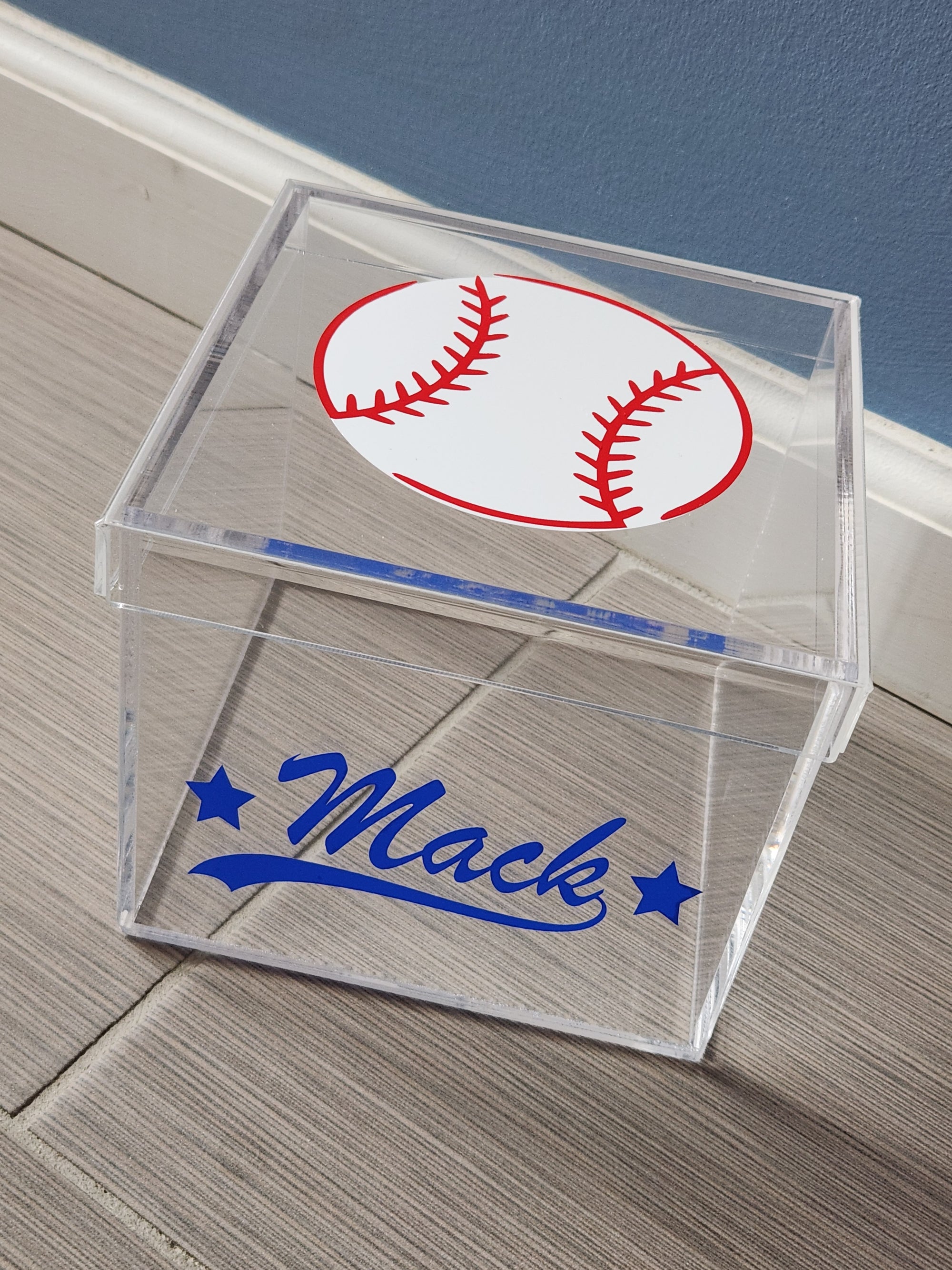 Baseball Lucite Box