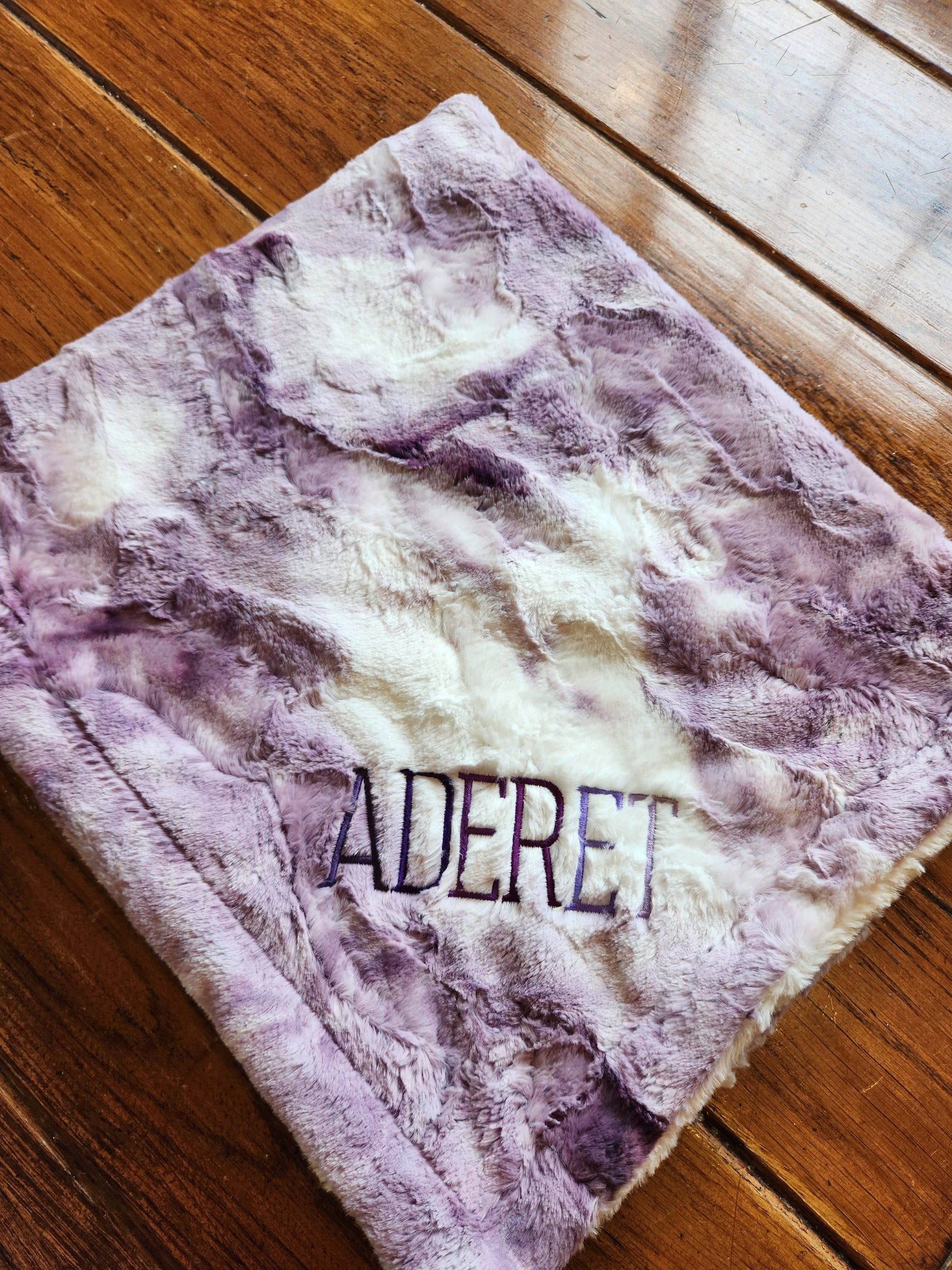 Sorbet Berry Minky Blanket