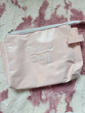 Pink and White Gingham Toiletry Pouch