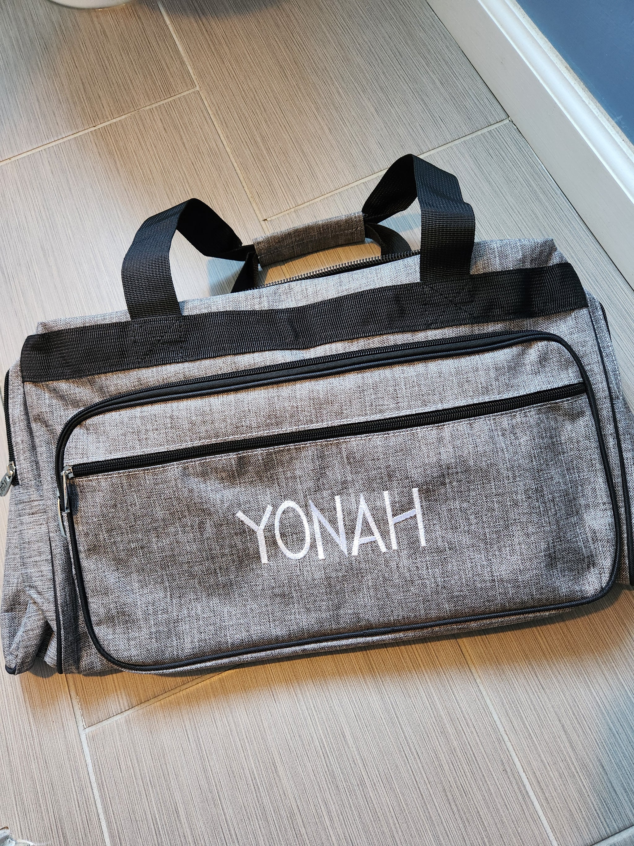 Charcoal Duffle Bag