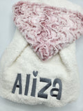 Princess Minky Hooded Toddler Towel