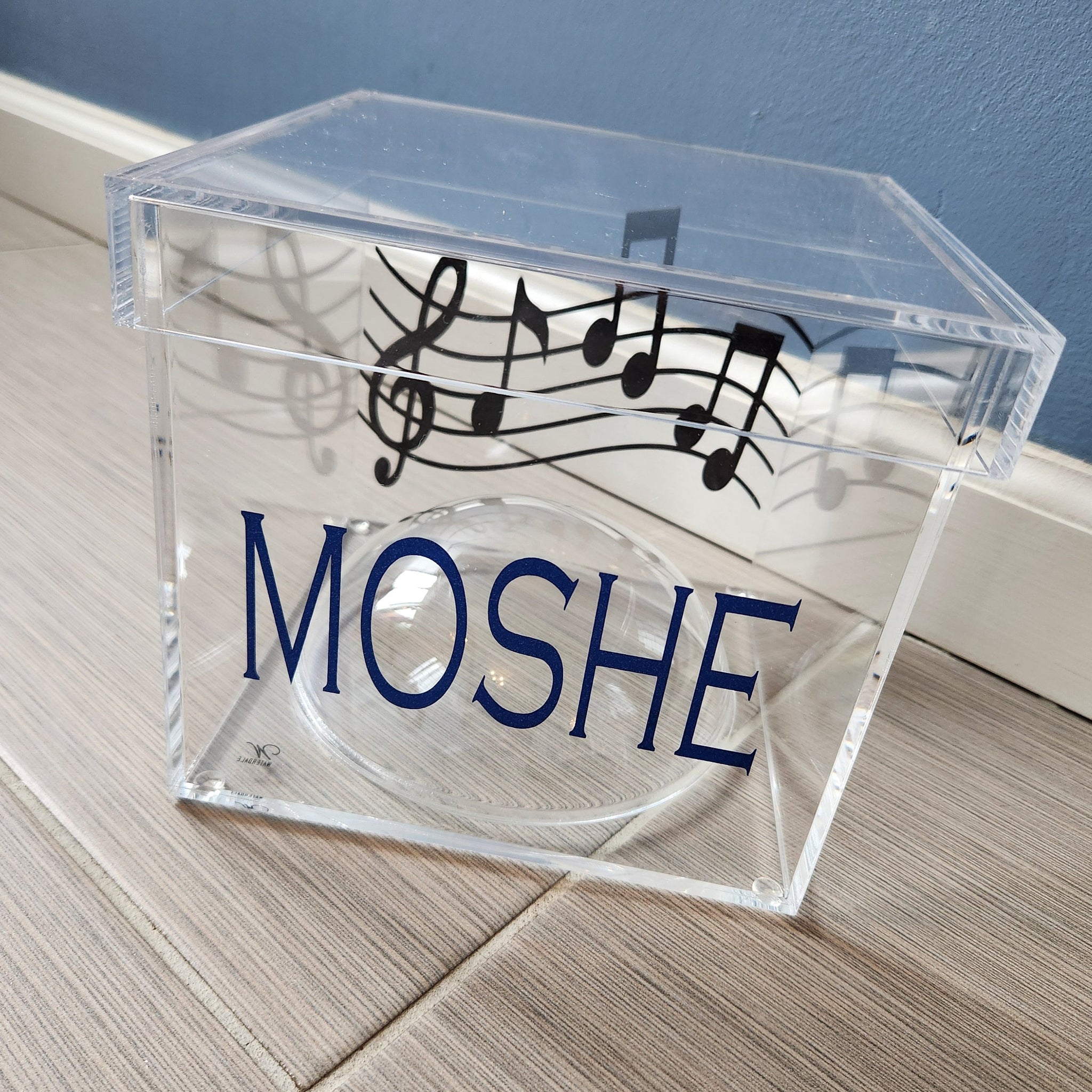 Music Scales Lucite Box