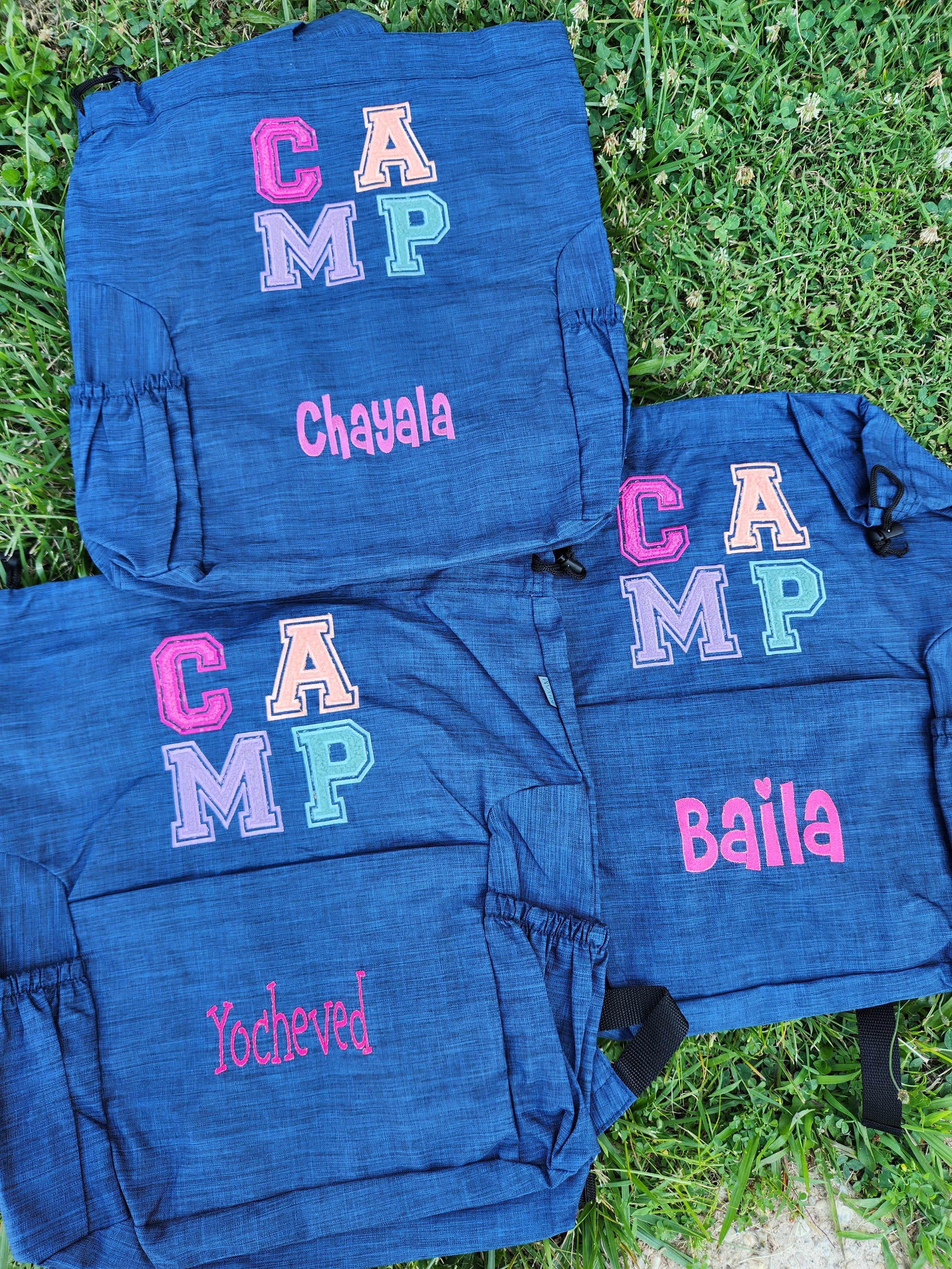 Pink Yellow Purple Camp Bag