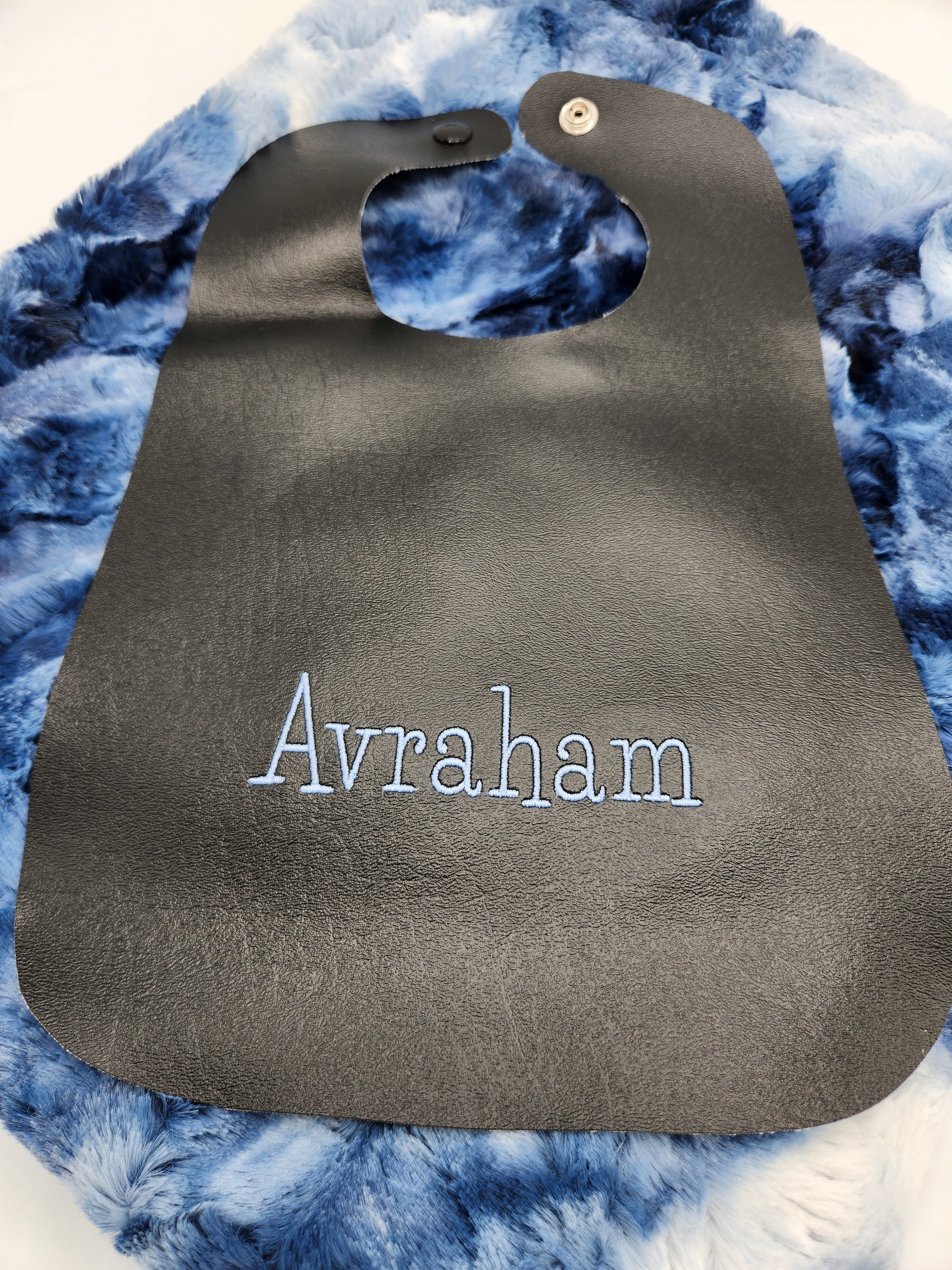 Black Vinyl Bib