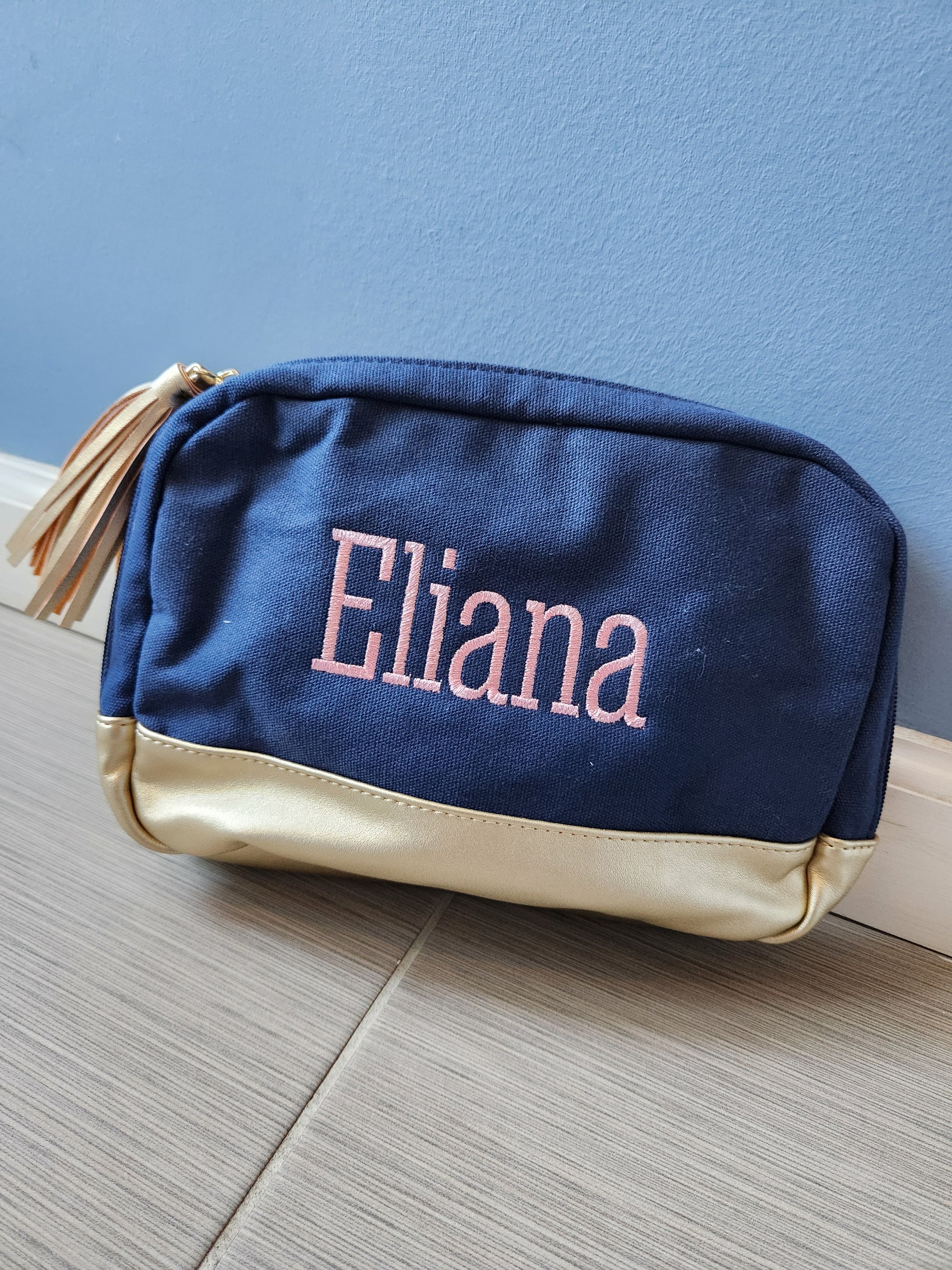 Navy Cabana Bag