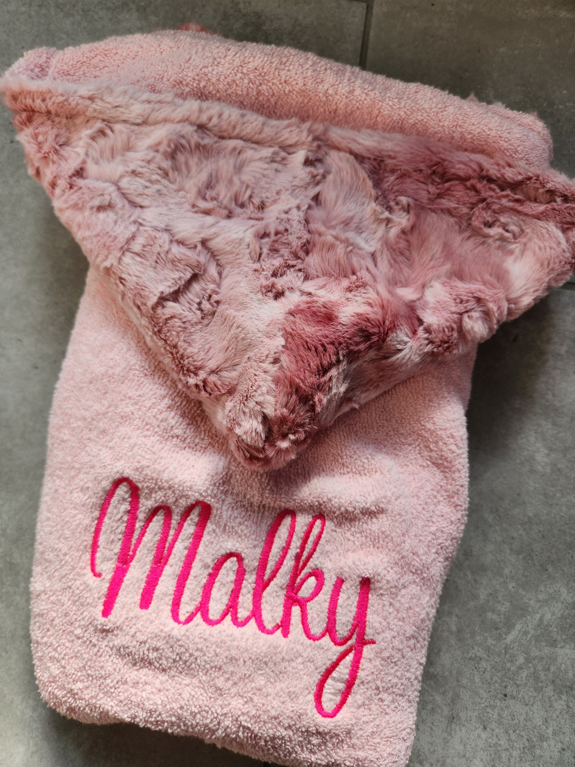 Smokey Rosewater Pink Hooded Towel