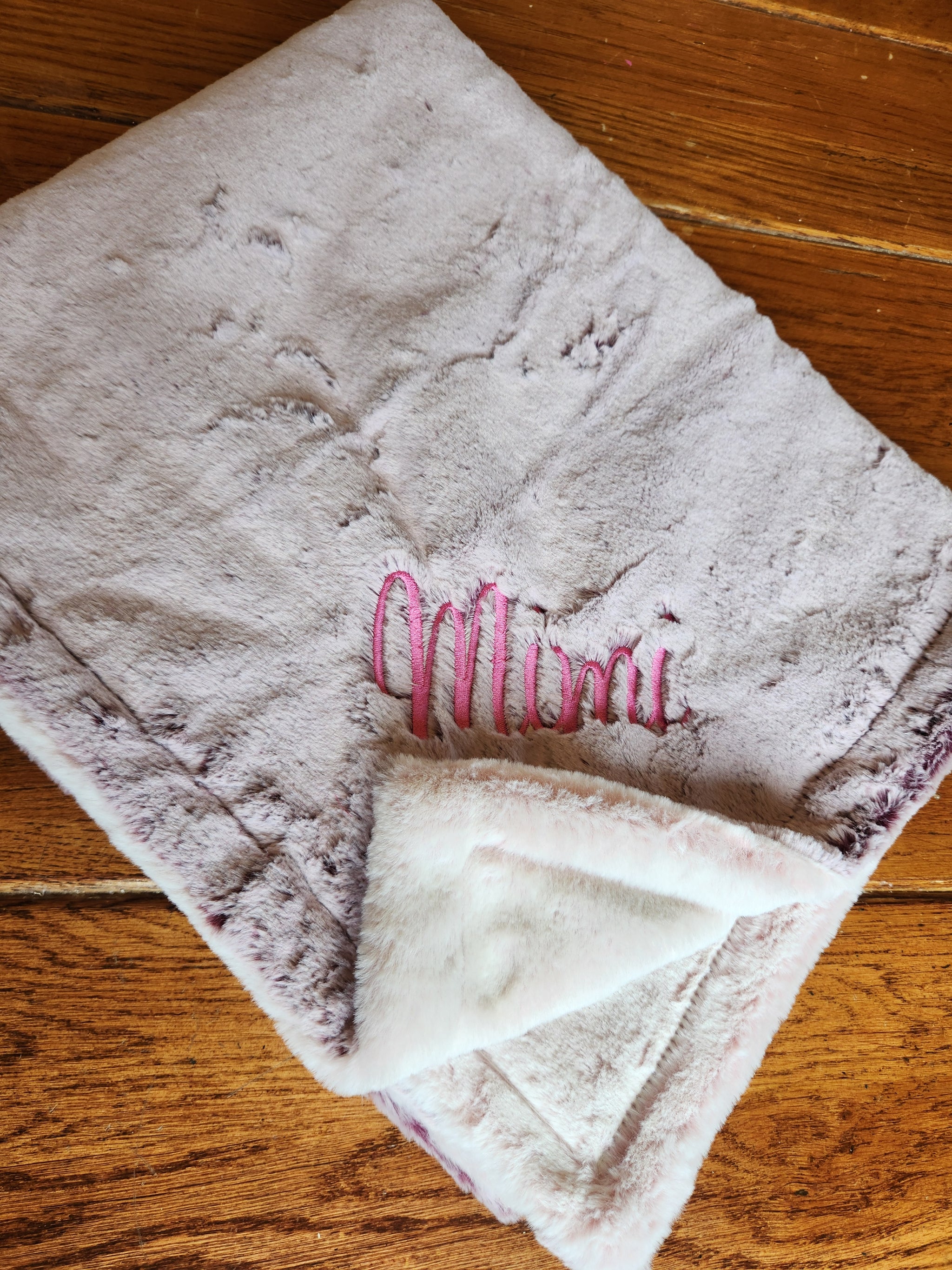 Le Rosewater Minky Blanket