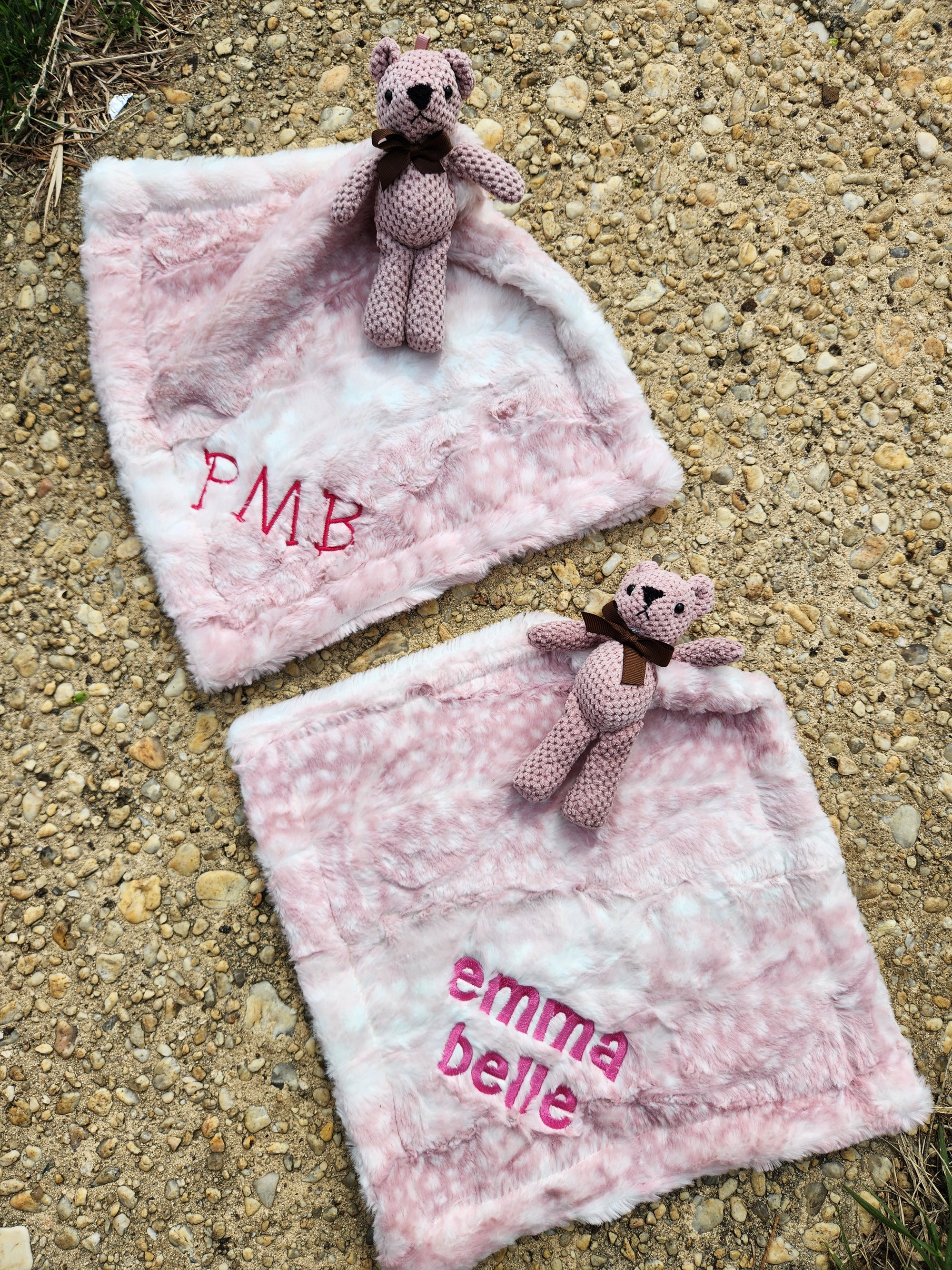 Cibirian Mauve Bear Minky Lovie