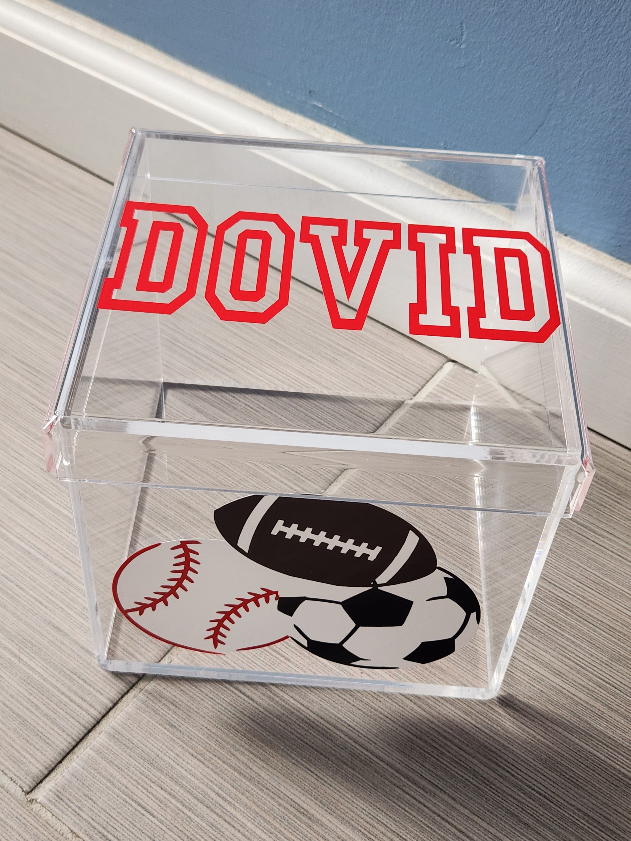 Sports Lucite Box