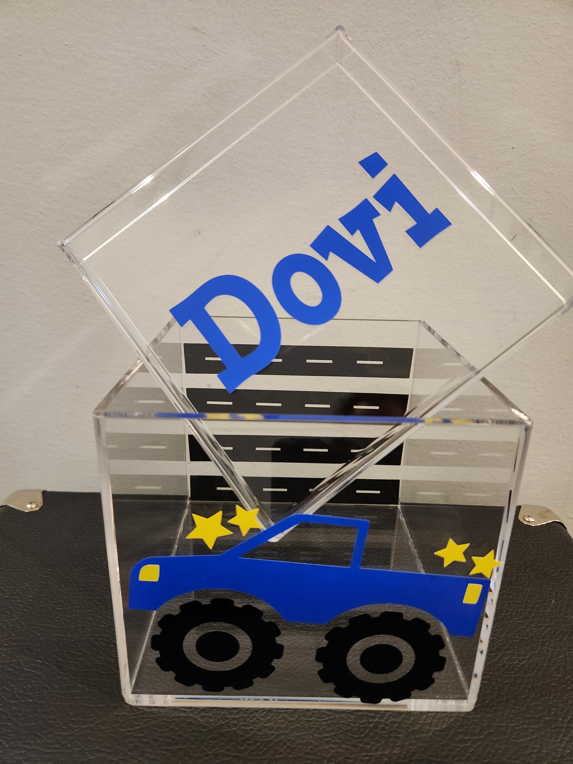 Monster Truck Lucite Box