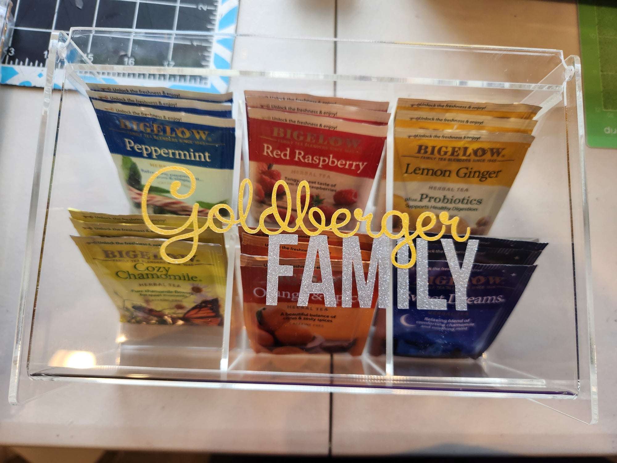 6 Compartment Tea Box