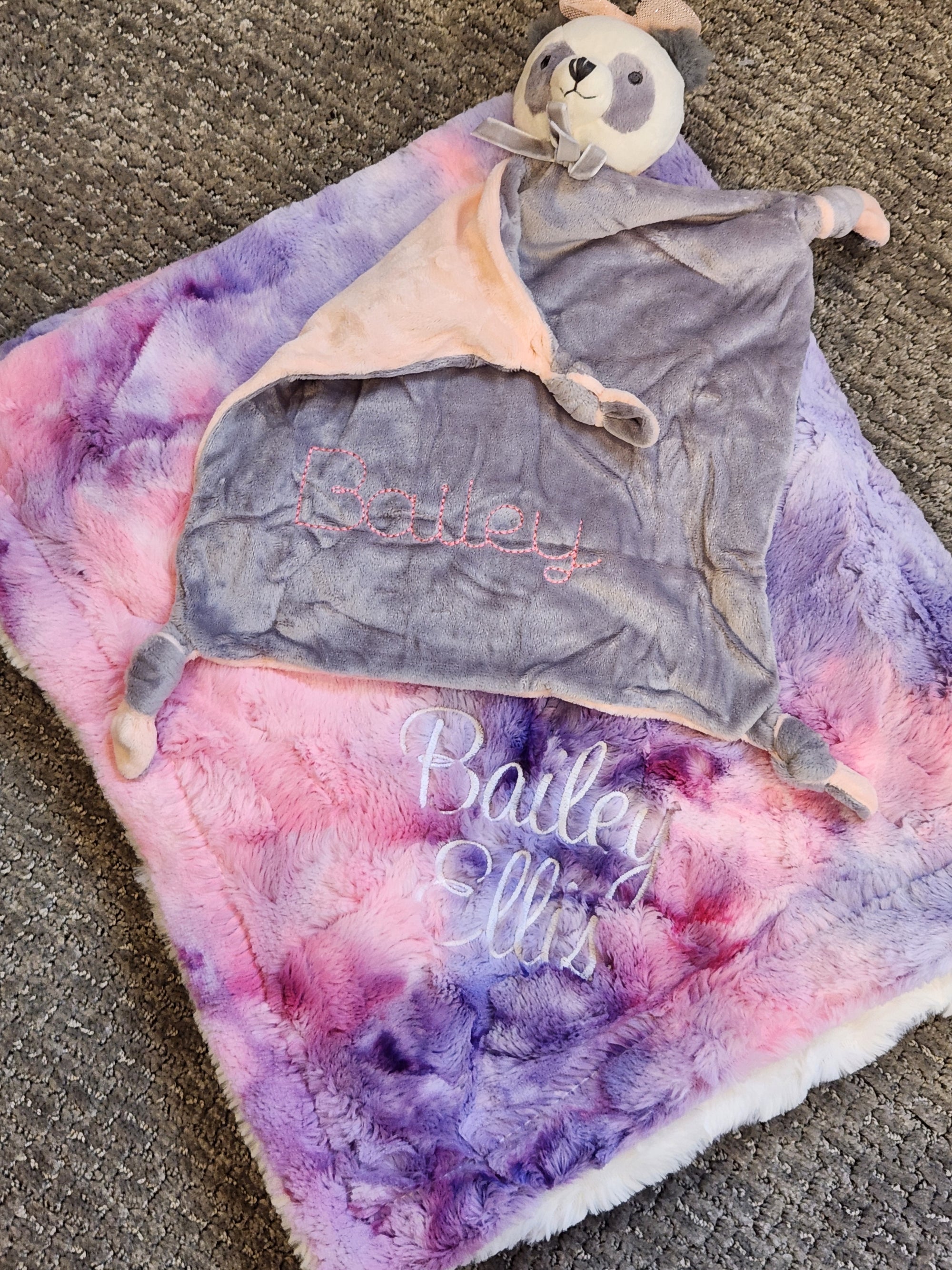 Sorbet Cotton Candy Minky Blanket