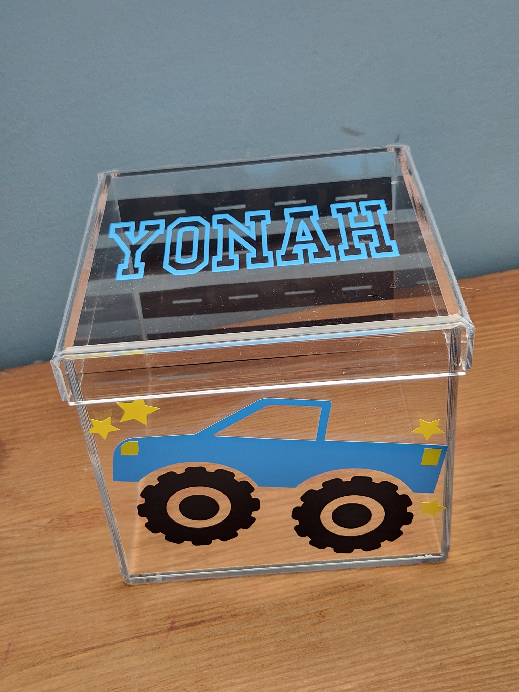 Monster Truck Lucite Box