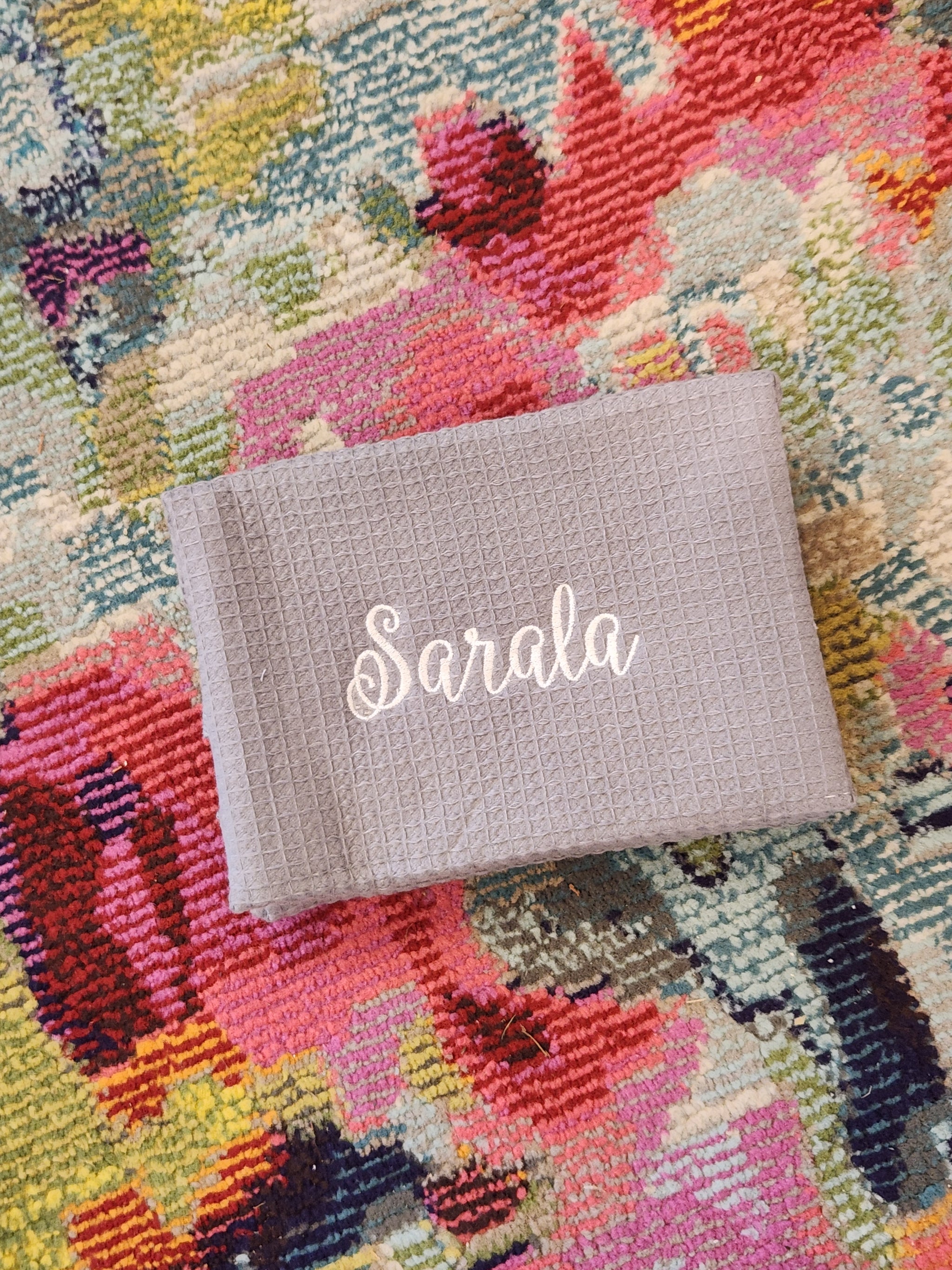 Gray Waffle Toiletry Bag