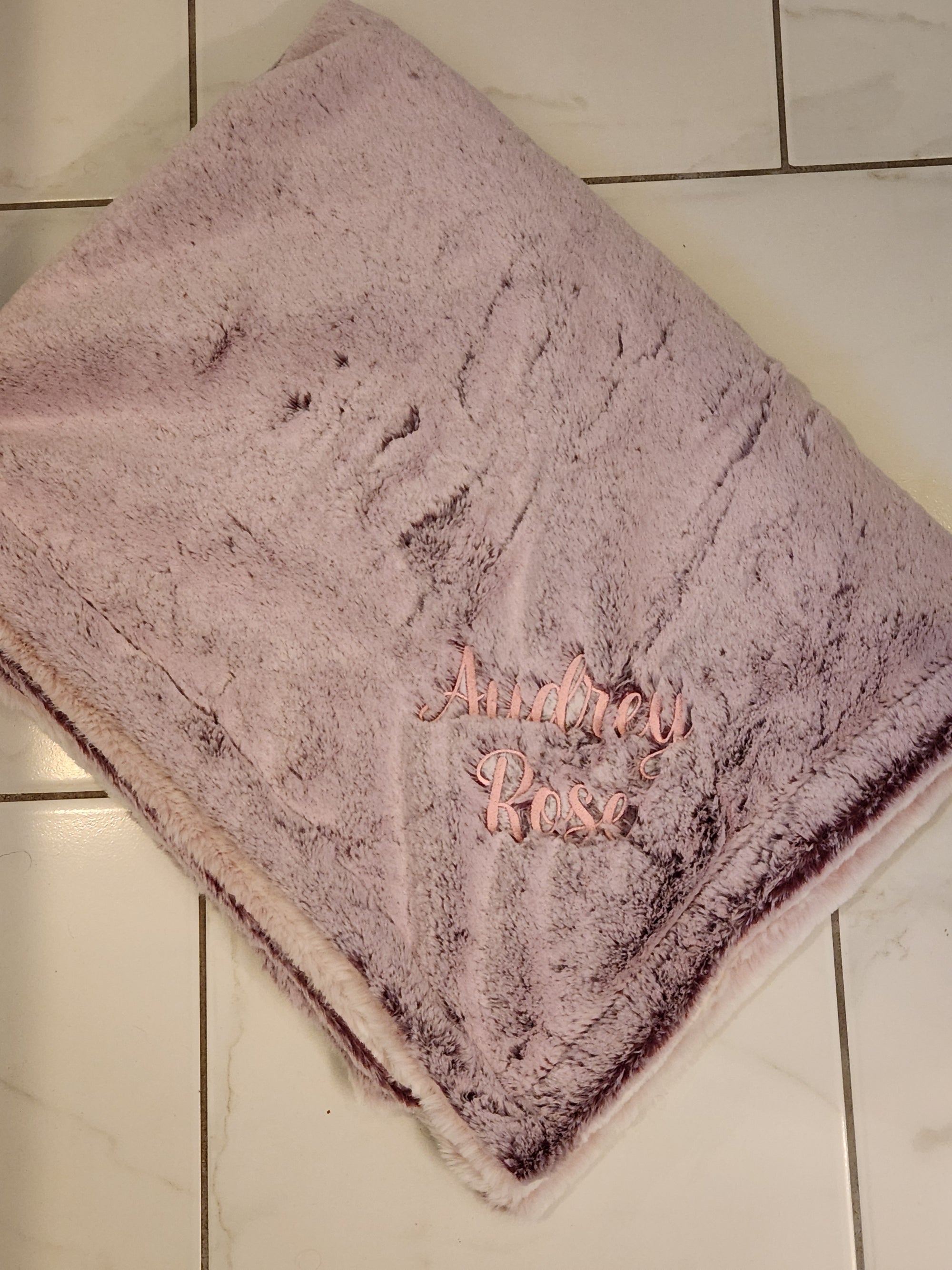 Le Rosewater Minky Blanket