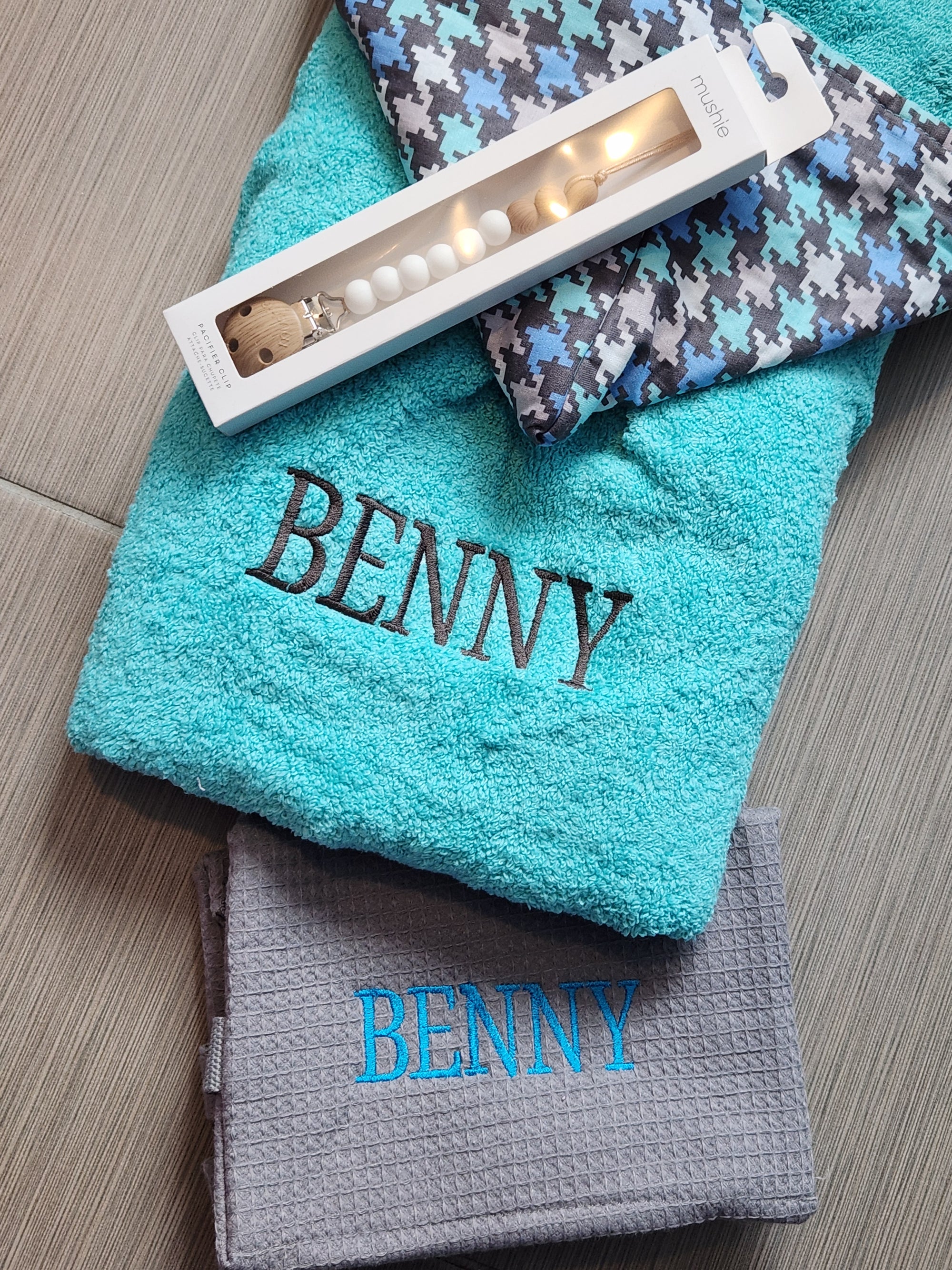 Gray Waffle Toiletry Bag