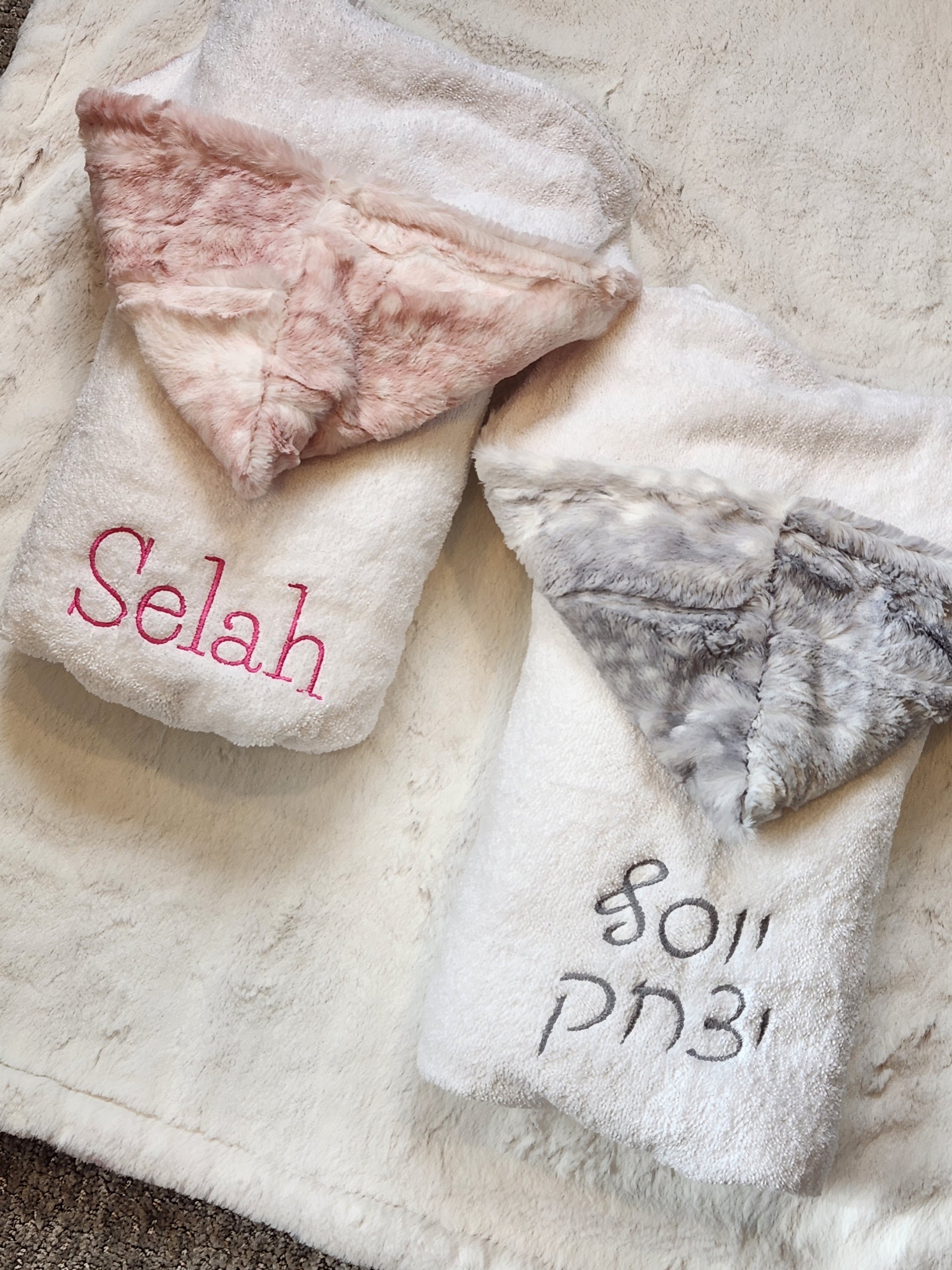 Cibirian Blush Pink Girls Hooded Towel