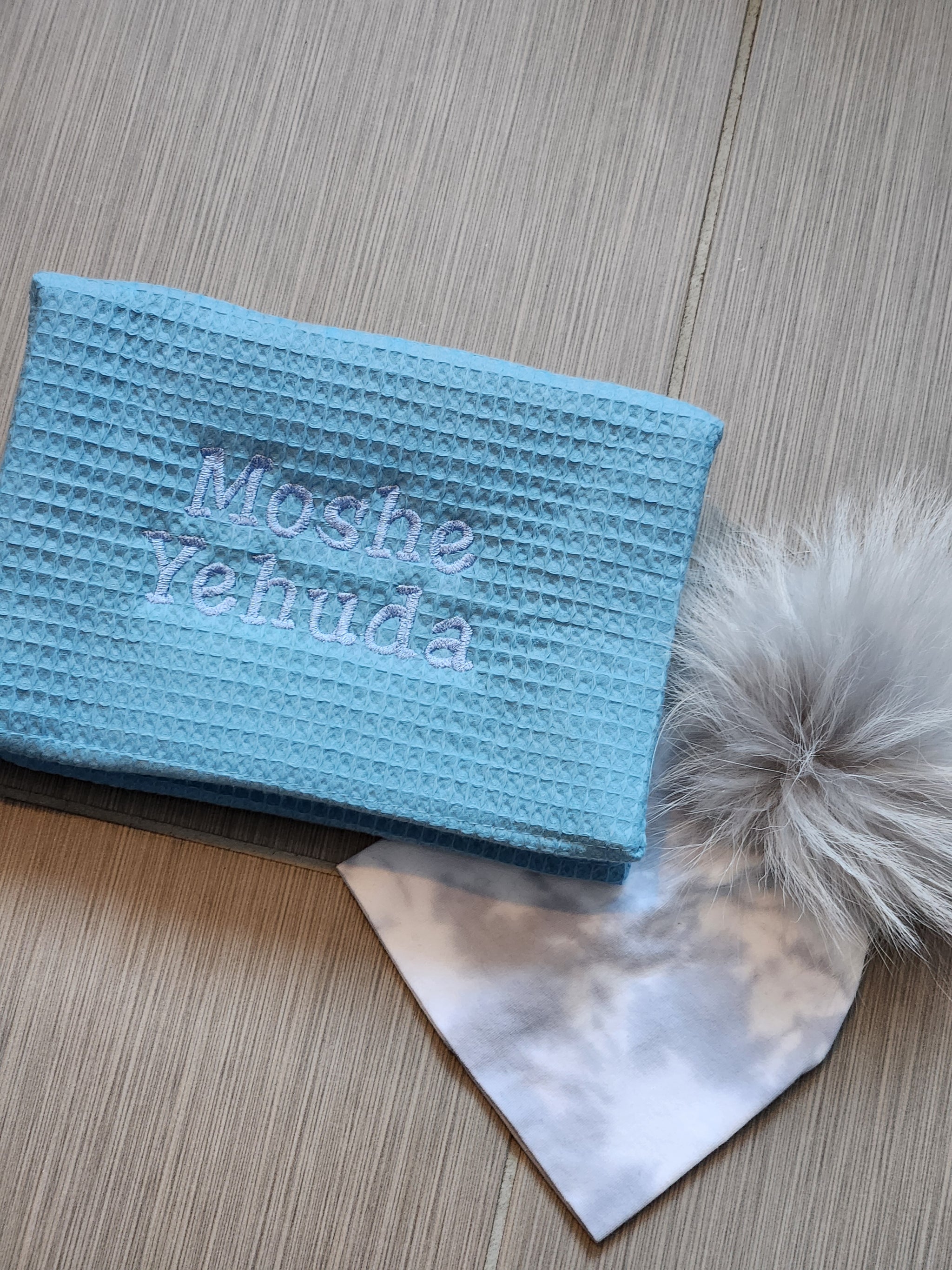 Sea Foam Waffle Toiletry Bag