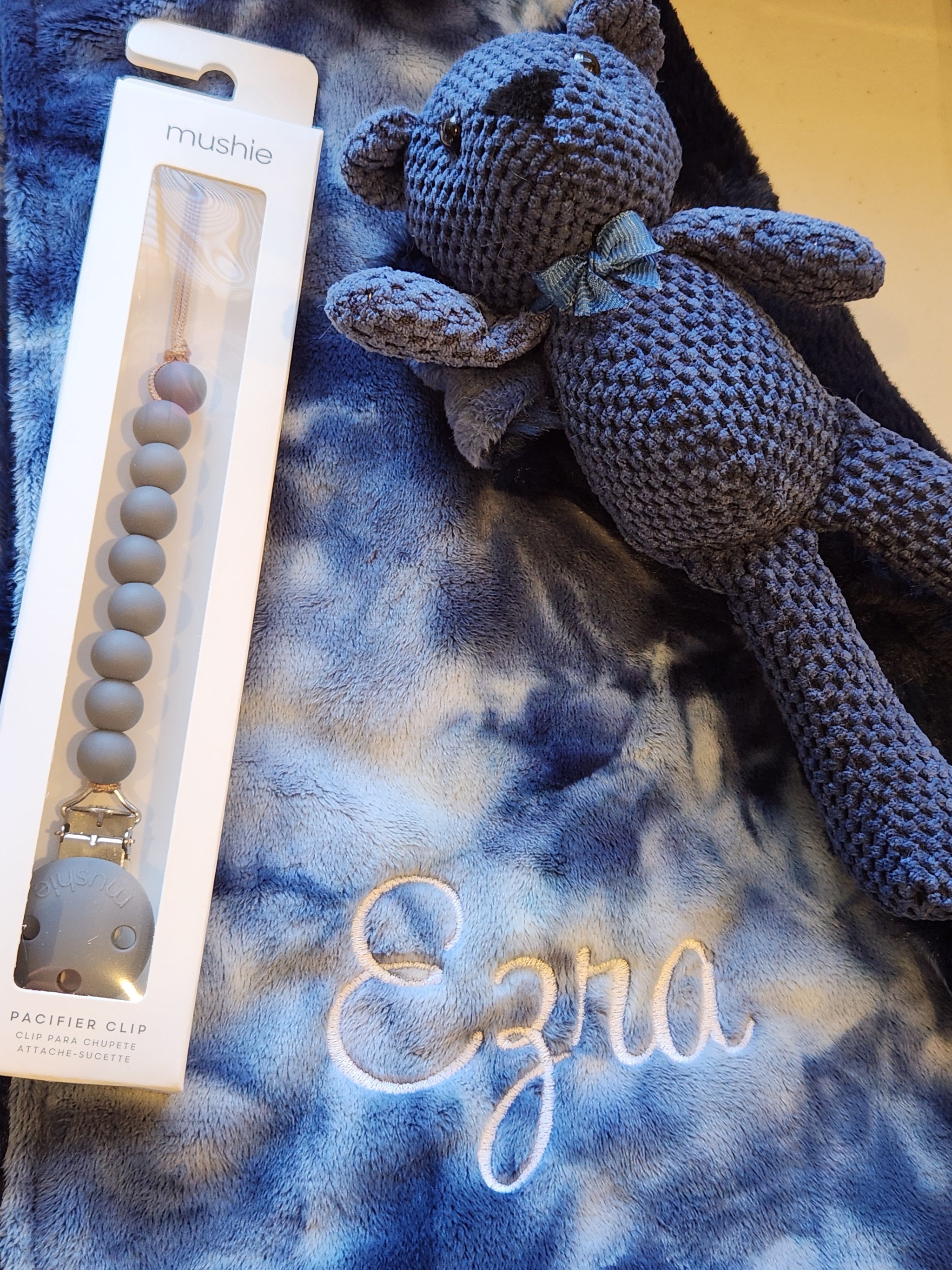 Sorbet Navy Lovie With Teddy Bear
