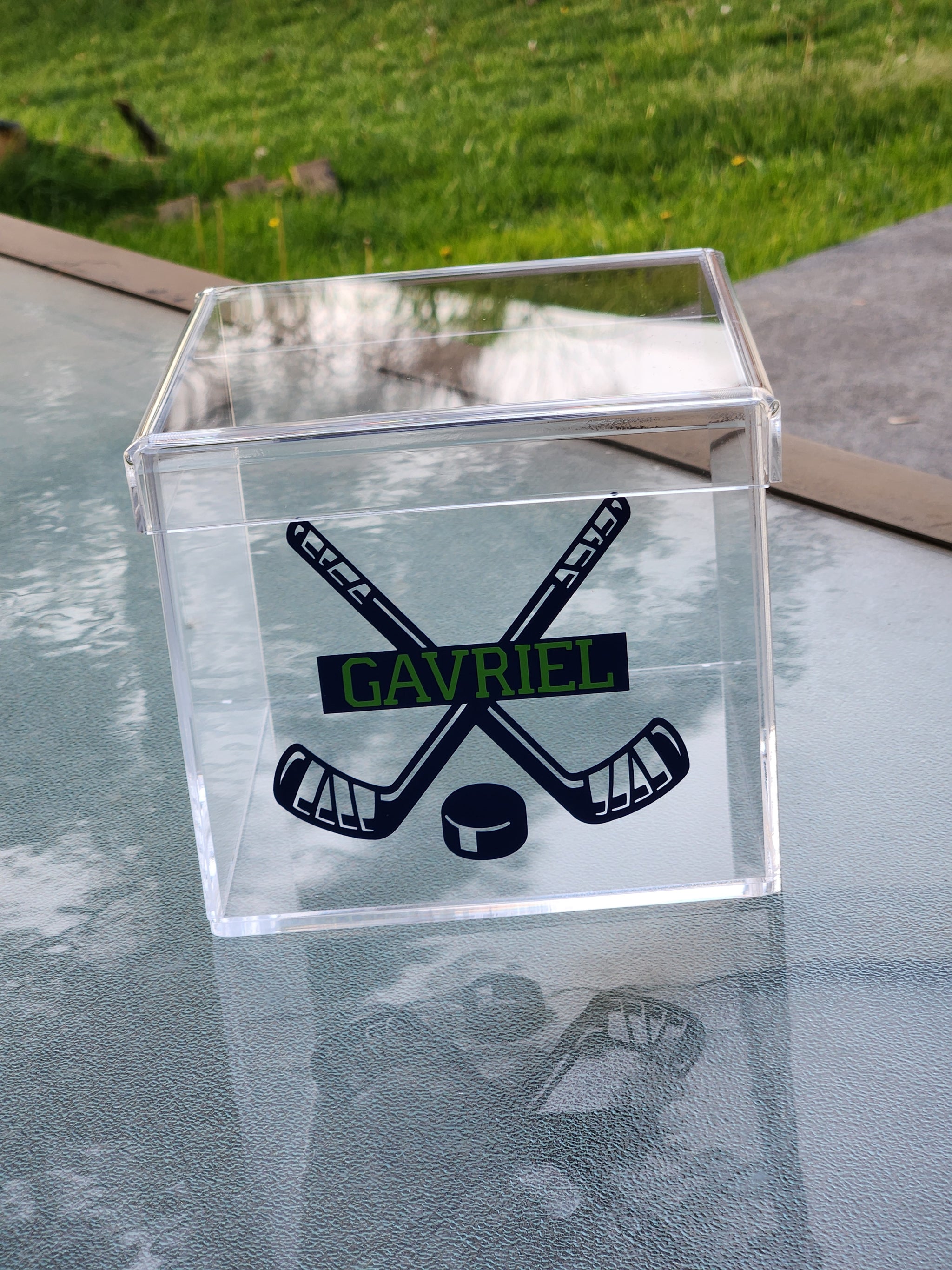 Hockey Lucite Box