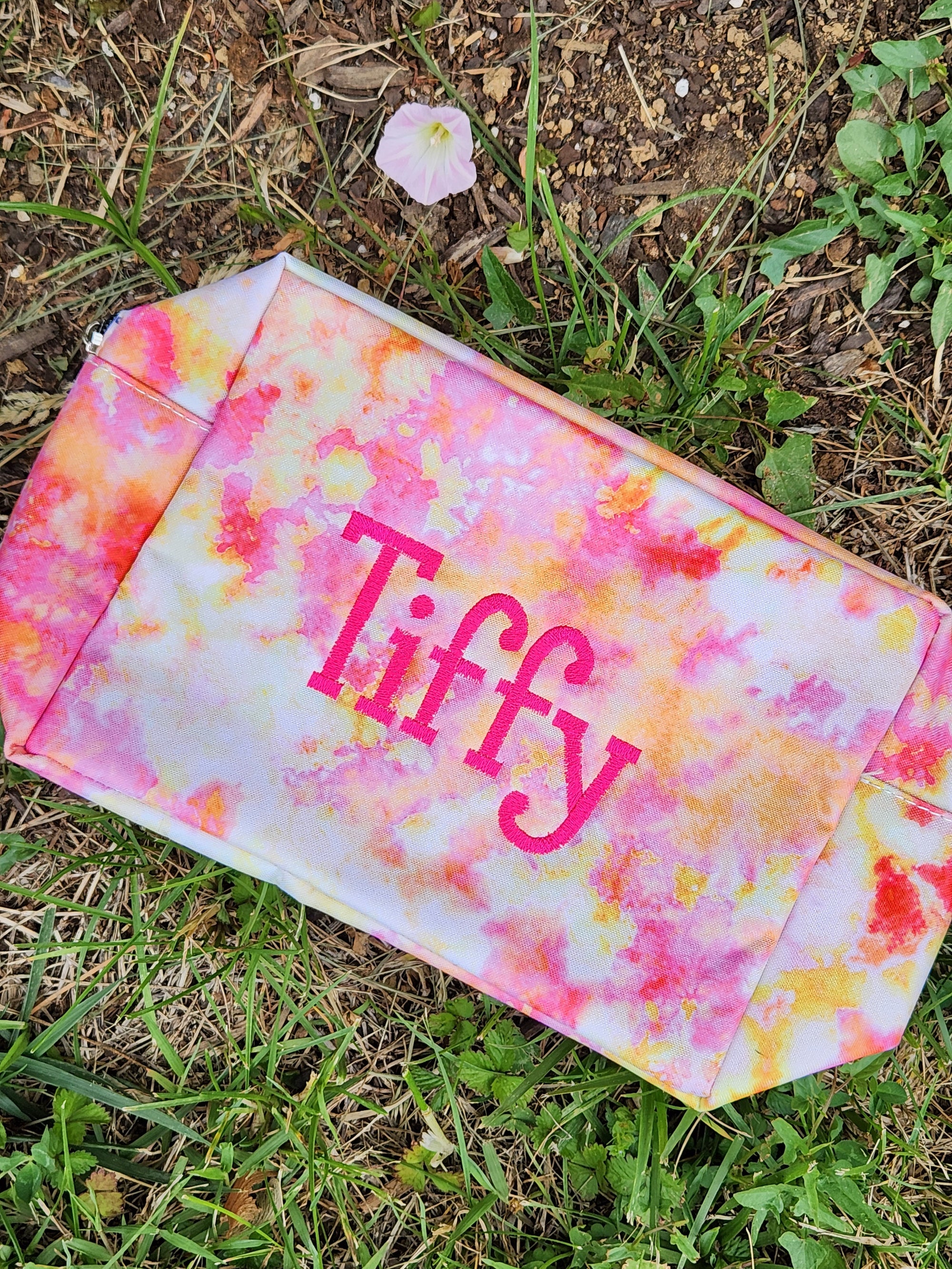 Tropical Tie Dye Toiletry Bag