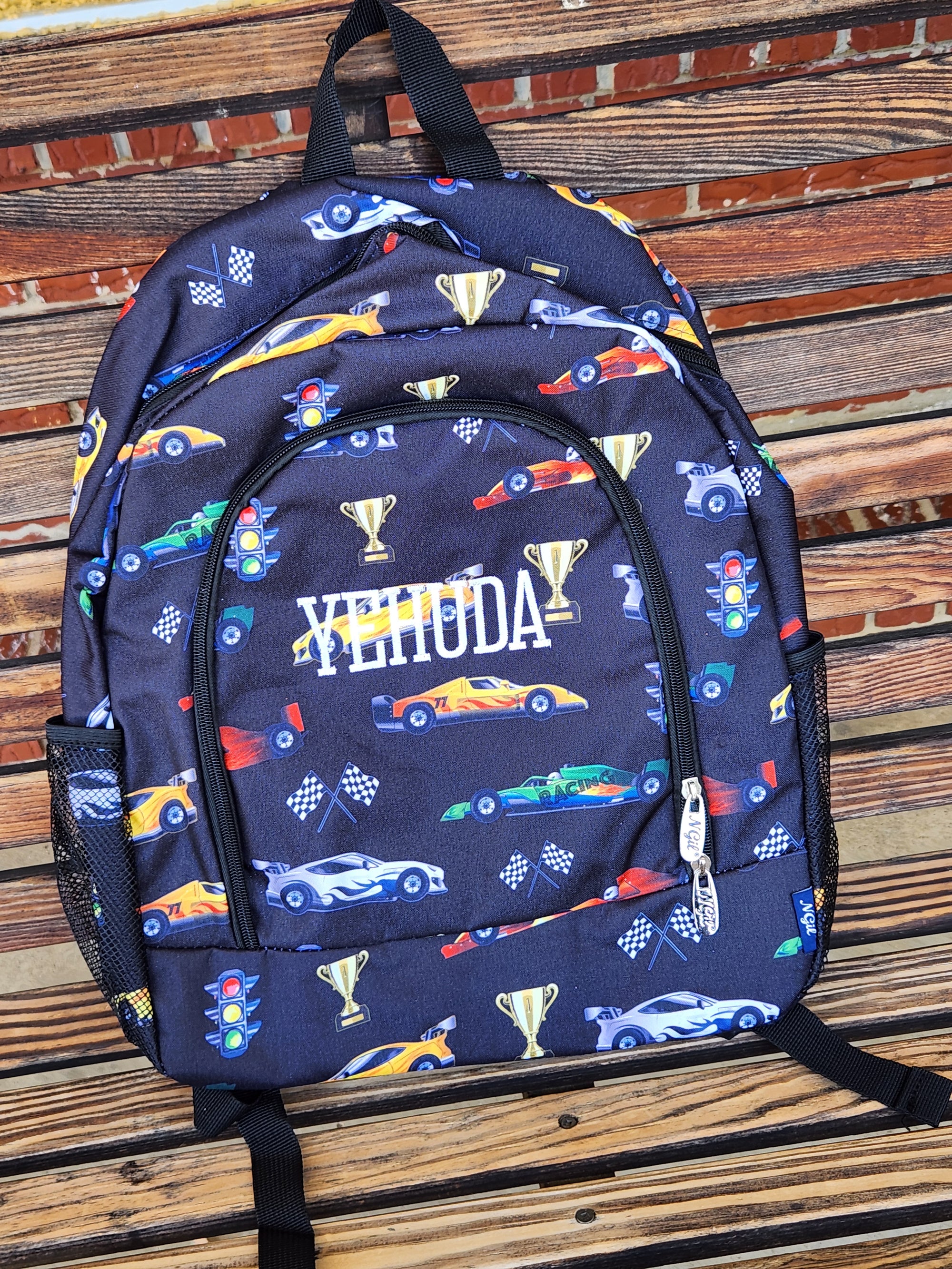 Fast Track Racecars Boys Backpack