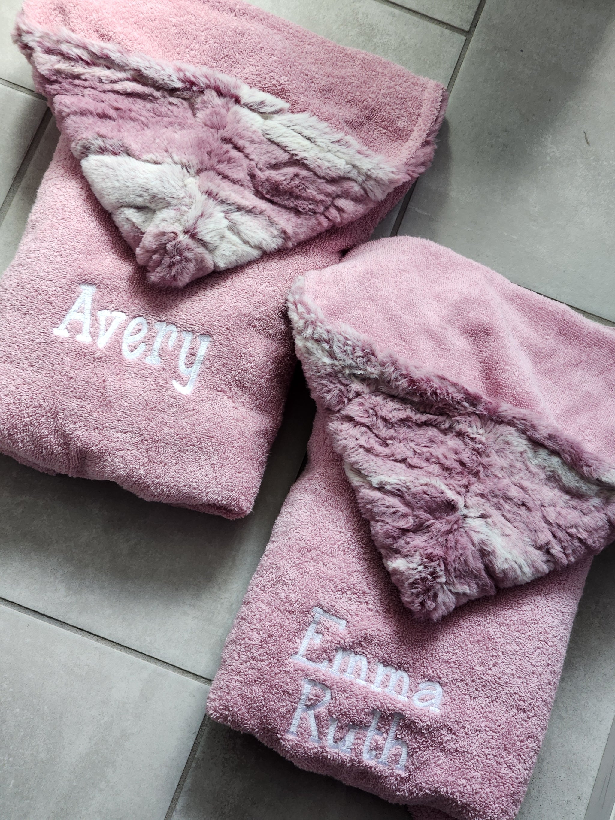 Celine Rose Girls Hooded Towel