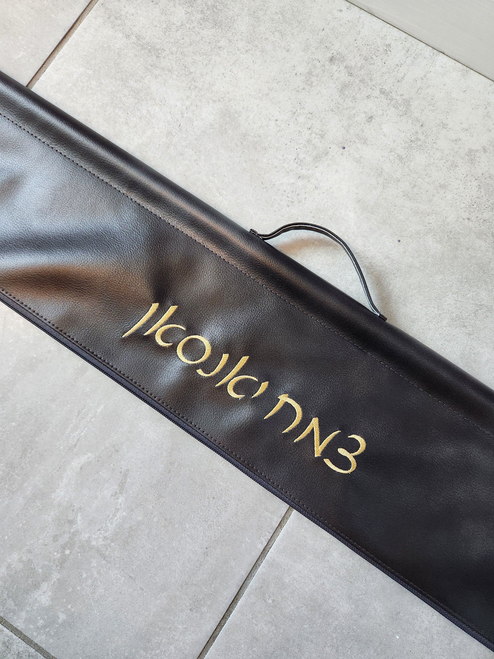 Dark Gray/ Gold Lulav & Esrog Holder